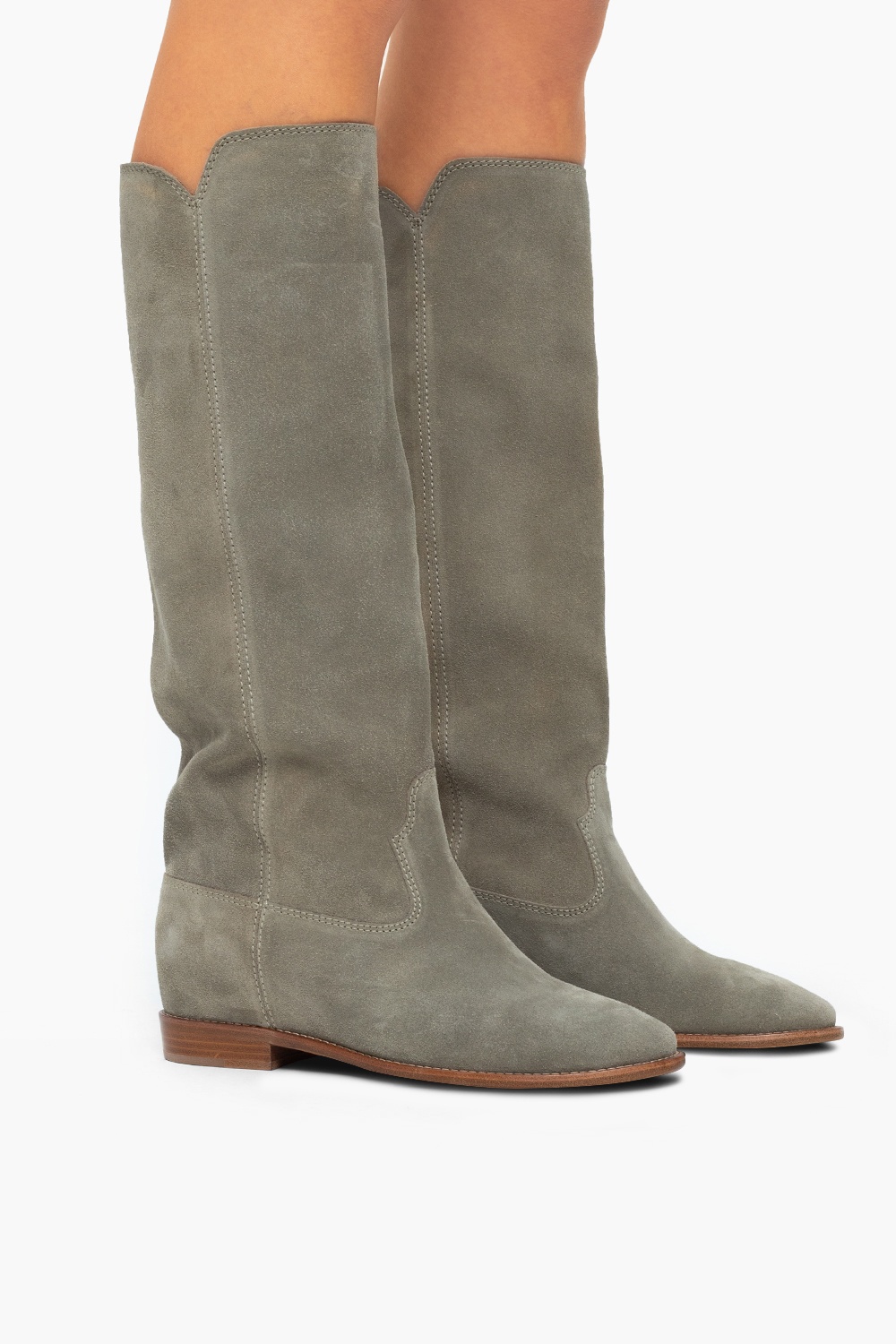 Isabel marant wedge top boots